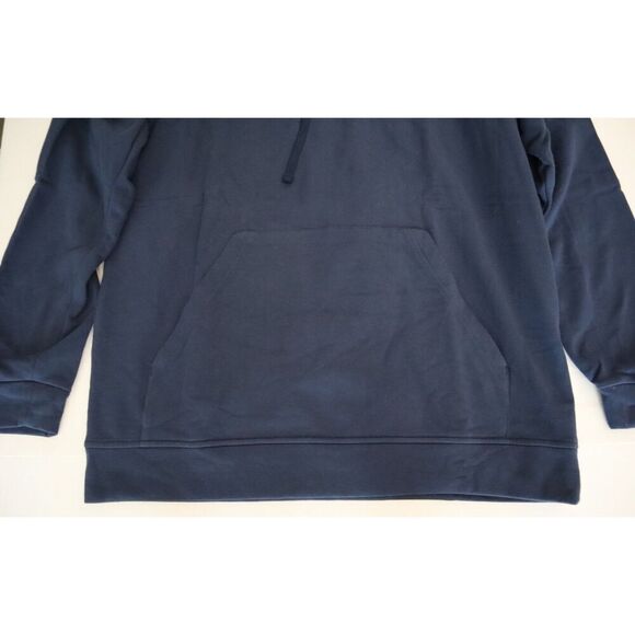 Adidas GL9579 Men's Sz XL Collegiate Navy Blue A432 Fleece Hoodie Sweatshirt - Picture 6 of 8